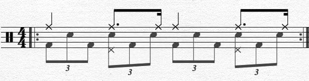 Bass Drum Chapin Advanced Techniques Exercise 6